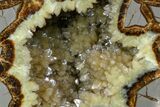 Wide, Crystal Filled Septarian Geode Bookends - Utah #167897-3
